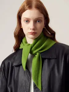 Vintage Style Triangle Scarf, Plain Color, Fall & Winter Warm Neck Gaiter, Unisex Multifunctional, Soft Small Shawl, Casual Soft Scarf, Scarf Wrap, Christmas Gift