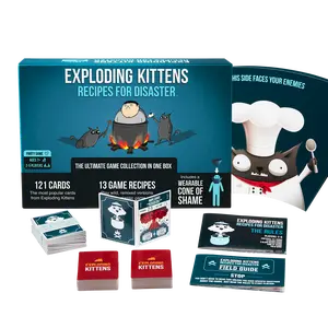 Recipes for Disaster by Exploding Kittens - The Ultimate Exploding Kittens Game with New Ways to Play - Family Friendly - Ages 7+ - 2-5 Players Recipes for Disaster by Exploding Kittens - The Ultimate Exploding Kittens Game with New Ways to Play - Family Friendly - Ages 7+ - 2-5 Players