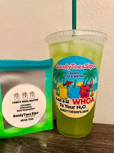 FANCY FROG WATER Loaded Tea or Loaded Water  Sugar Free Gluten Free