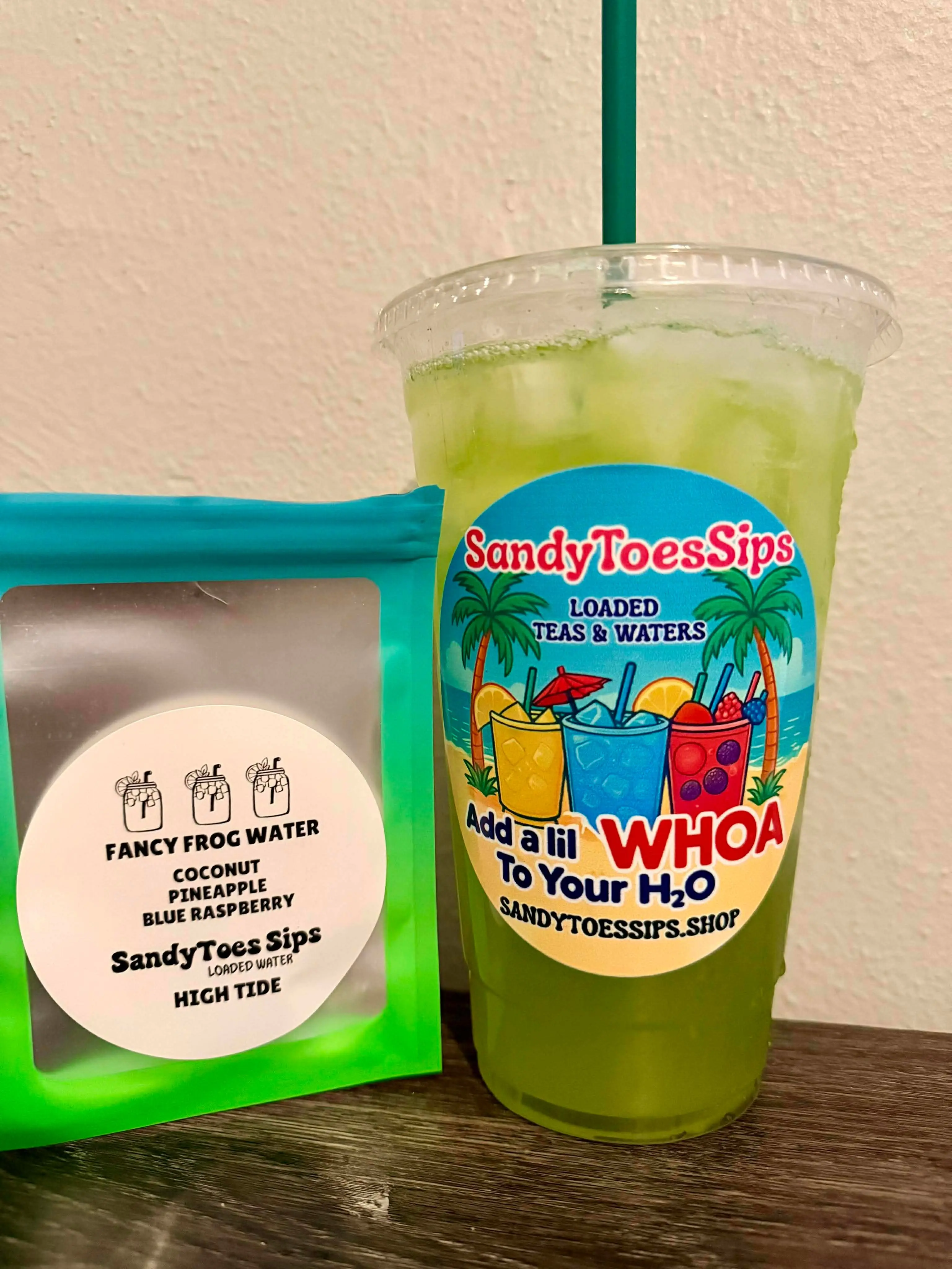 FANCY FROG WATER Loaded Tea or Loaded Water  Sugar Free Gluten Free Scented Tea Energy Tea Powder
