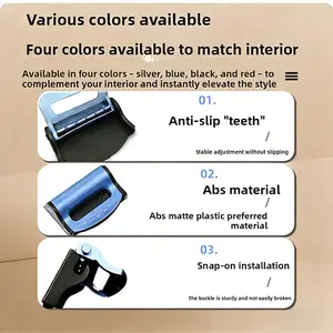 Car Seat Belt Adjuster for Pregnant Women, Seat Belt Tightening Device to Prevent Choking, Adjustable Safety Belt for Comfortable Driving