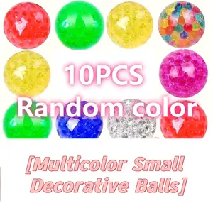 10pcs Multicolor Small Decorative Balls - Non-Toxic Festive Ornaments for Classroom Rewards, Party Favors, Gift Bag Fillers & Event Decor. Ideal for Halloween, Christmas, Easter, Thanksgiving, Birthdays & Weddings, Festive Scene Accessories