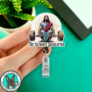 The Ultimate Deadlifter Retractable Badge Reel