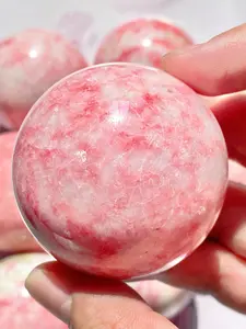 1pc Beautiful Natural Crystal Zoisite Balls, Crystal Ball Ornaments,Creative Home Office Desktop Decoration, Perfect Gift.