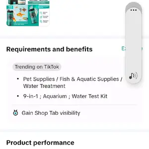 9-in-1 Aquarium Water Test Kit for Pet Supplies & Fish Aquatic Supplies Water Treatment Trending on TikTok