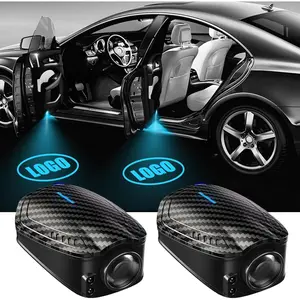 2PCS Custom Car Door Light Projector Led Car Door Projector Rechargeable HD Car Welcome Courtesy Ghost Shadow Lamp Fit All Cars interior  led  lights projector lamp car  logolights aesthetic  car  mods