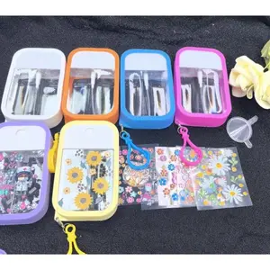 47pcs 45ml Large Spray Bottle with Stickers Kits ,Hand Sanitizer With Wraps Sets Can Be Used To Refill Alcohol, Perfume, Hand Sanitizer, Etc. Refillable Design