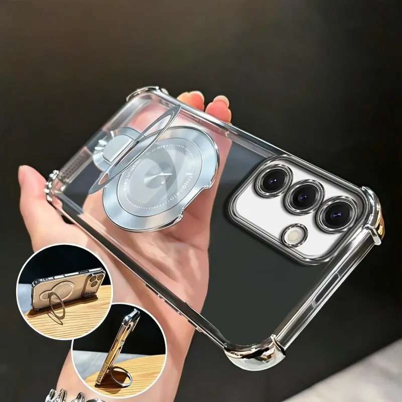 Suitable for [Galaxy S25] high-end MagSafe phone case🥰Combines magnetic attachment and a stand—minimalist, sophisticated, and practical.YM99