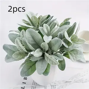Hotel Decor Items, Coffee Shop Table Decoration, Artificial Leaf Fake Plant Stems, Wedding Decor, Home Table Decor, Restaurant Table Decor, Multi-Use Table Decor Plants