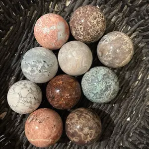 Large Crystal Sphere — Palm-Filling Size — Natural Polished Gemstone Ball — Pick Live