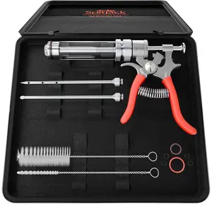 The SpitJack Magnum Meat Injector with Deluxe Case and Two Needles