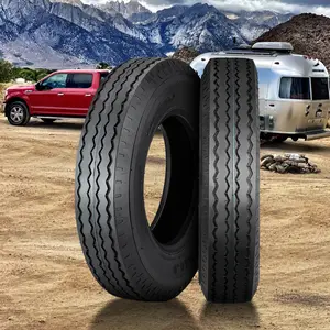 Heavy Duty Trailer Tires Replacement 20.5x8.0-10 10PR & 4.80-12 6PR, Load Range E/C, Durable Rubber Tire for Utility & Boat Trailers