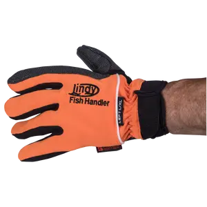Lindy Fish Handling Single Glove Orange