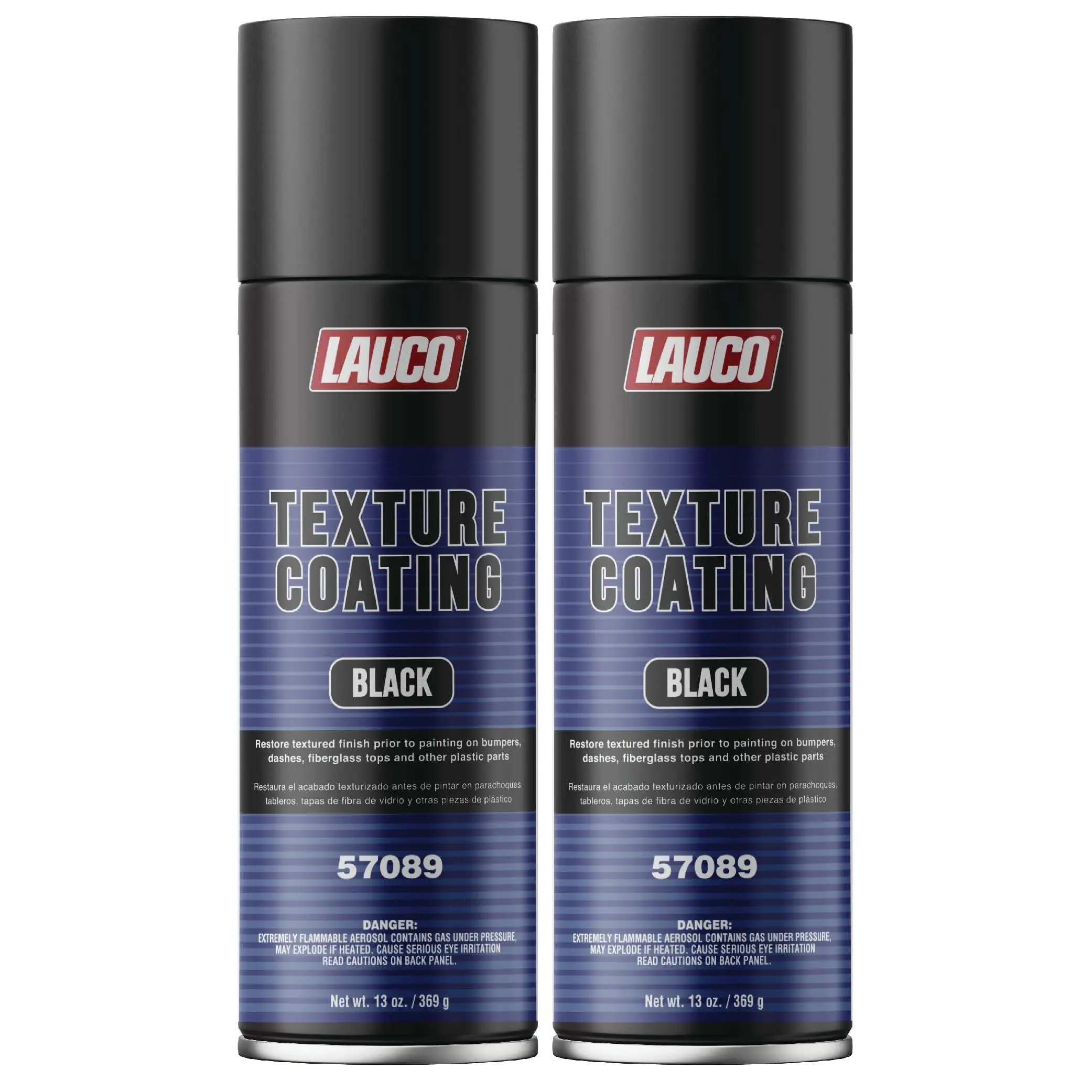 Lauco Black Texture Coating Aerosol Spray Can, 13oz Anti Rust Coating, Chip-Resistant Rust Shield for Automotive Car Body Repair & Car Detailing Products