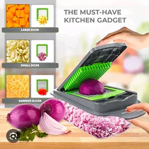 “Multifunction Vegetable Chopper – Fast Onion Cutter & Food Dicer”
