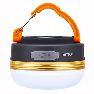 Portable Outdoor Waterproof 4 Mode Hanging Camping Light, USB Rechargeable LED Emergency Light, Portable Flashlights