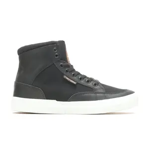 Harley-Davidson Footwear Mens Rosemont High Lace Up Sneakers Shoes Casual - Black