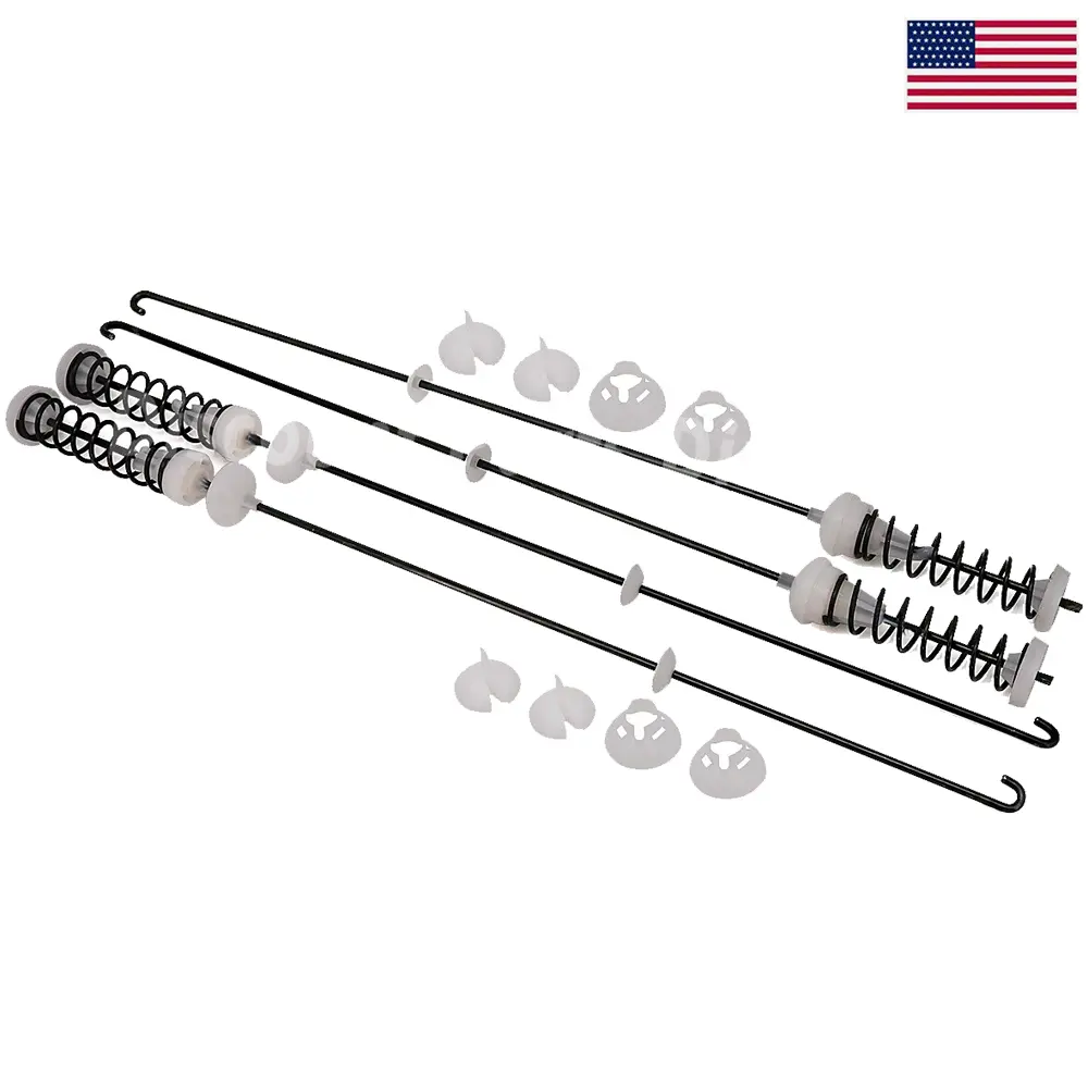 W10780048 Washer Suspension Rod Set, 23.6 Inch 4 Pack Stabilizer Support Rods, Fix Vibration Shaking Unbalanced Load, Compatible with Whirlpool Kenmore Maytag Multiple Brands