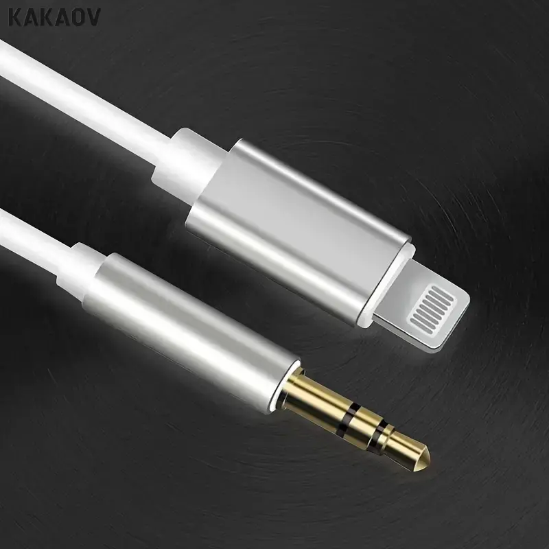 3.5mm AUX Audio Cable for iPhone 14, 13, 12, 11, 4 Pole Hi-Fi Stereo Sound,XS Series: 100cm/39.37in Length, Lightning Connector,For IPhone, IPad, Samsung, Tablet, Car Home Stereos, Sony Headphones,charge cable , Speaker, cable management