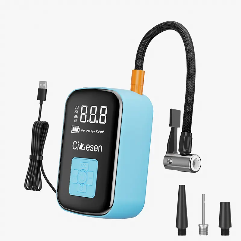 NeoAuto Portable Car Tire Inflator Pump 150PSI Digital Display Air Pump with LED Lighting, Wireless USB-C Rechargeable