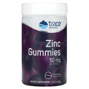 Trace Zinc Gummies, Elderberry, 60 Gummies (15 mg per Gummy)