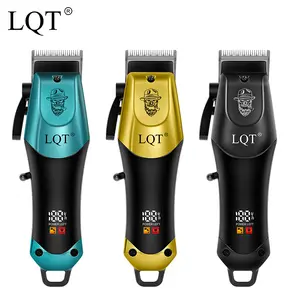 LQT Professional Hair Clippers for Men FOC Vector Motor LED Display 180min Runtime IPX7 Waterproof Adjustable Blade Home Haircut Kit Perfect Gift for Men Gift