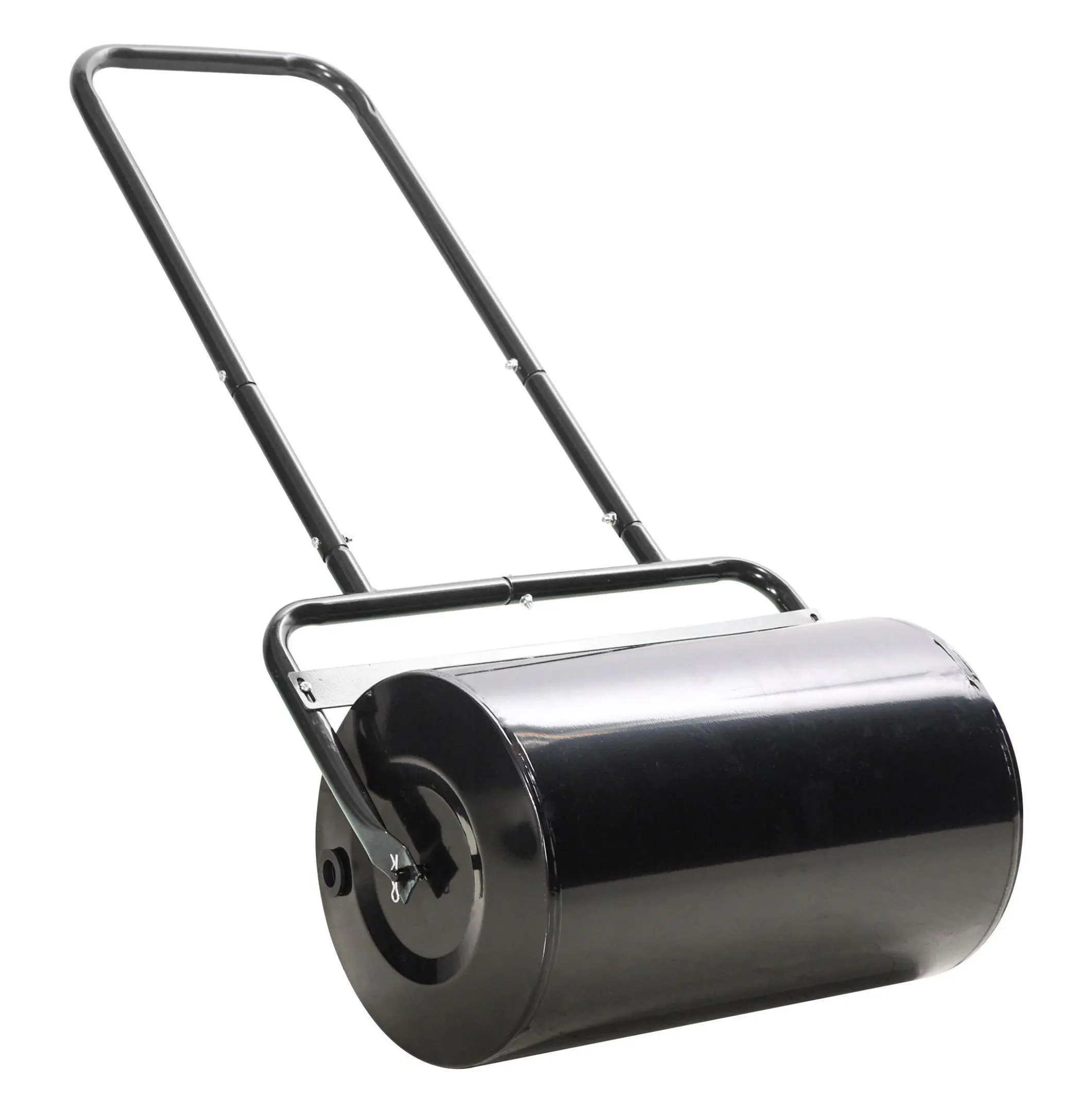 20 Inch Lawn Roller - Push/Tow Garden Roller 10 Gal Water/Sand Filled Black