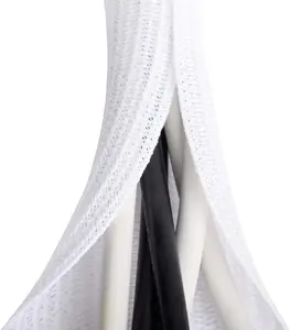 6.6ft - 4/5 inch White  Sleeve,  Organizer for Desk PC TV Computer, Wire Protector  Wrap Cover, Cord Management for  Office