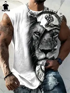 Men's Plus Size Vest Top, Soft and Comfortable, Ideal for Daily Casual Wear or Home Use, Perfect for Everyday Fashion