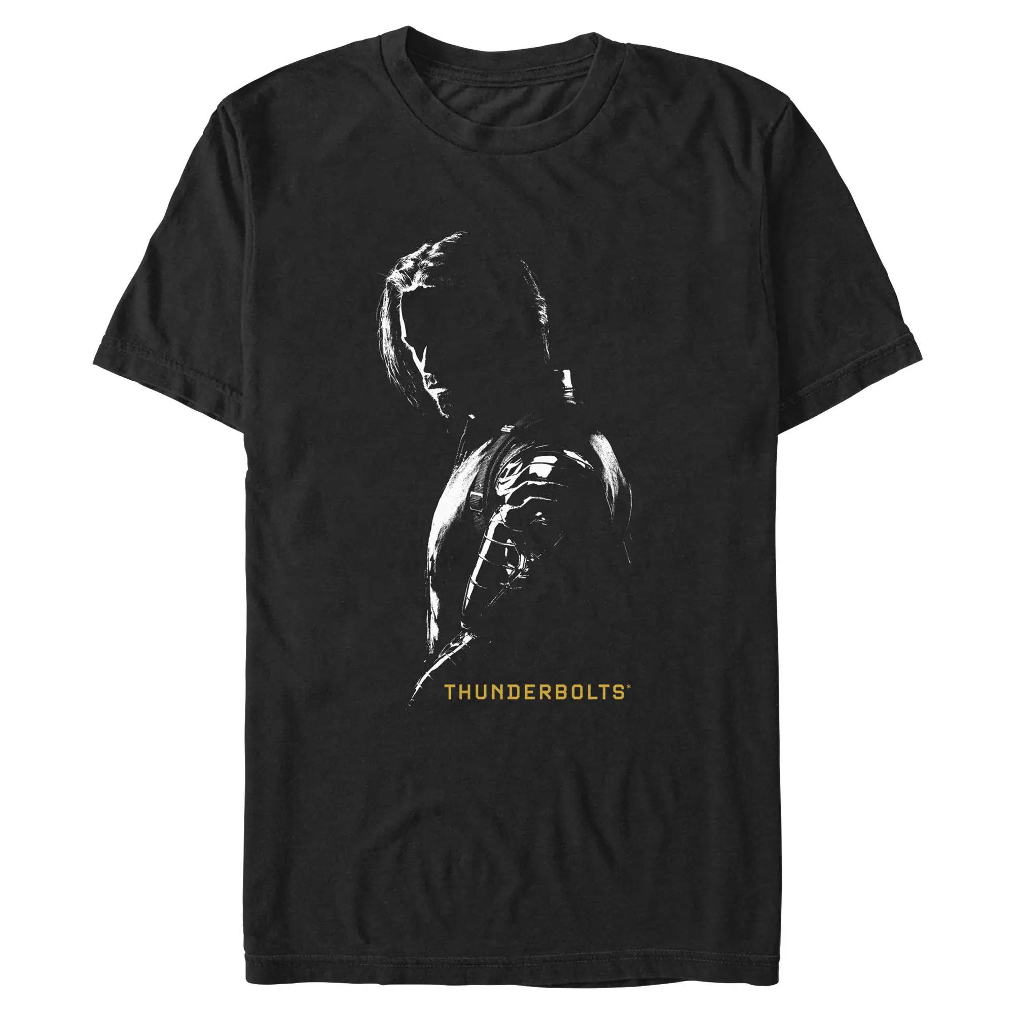 Mens Marvel: Thunderbolts Bucky Barnes In Shadows T Shirt