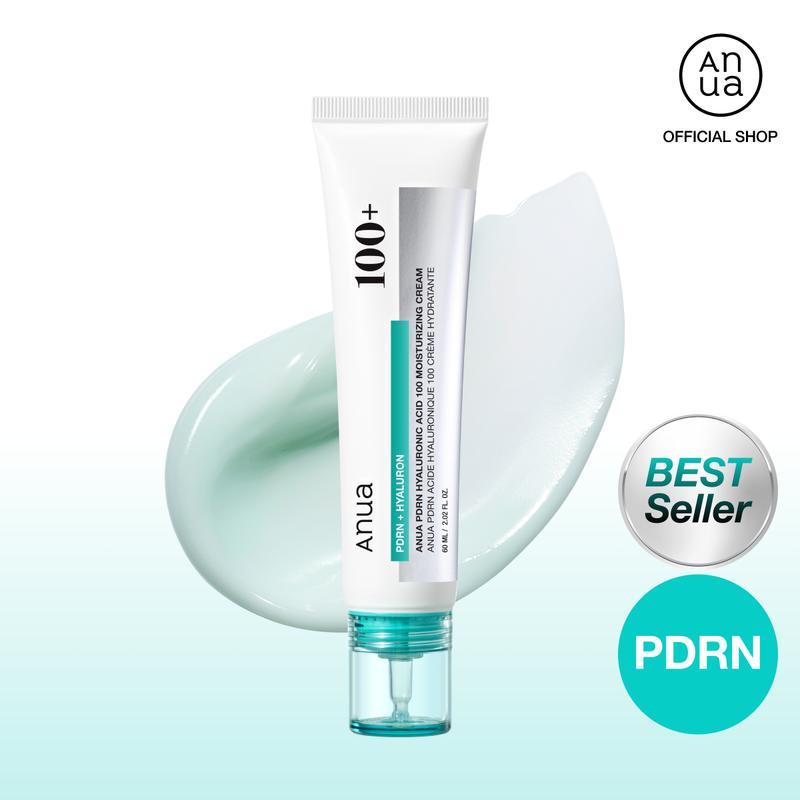 [Anua Official Shop] PDRN Hyaluronic Acid 100 Moisturizing Cream (60ml) | moisturizer, hydrating, glow, korean glass skin, korean skincare, collagen, lightweight