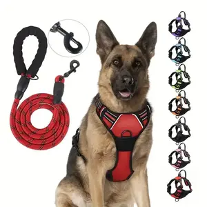 Reflective Dog Harness - Front Clip, Heavy Duty, Easy Control for All Sizes
