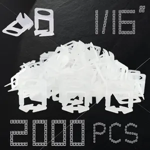 Tile Leveling System Clips 1/16 Inch 2000 count Tile Leveling Spacer DIY Tiles Leveler Spacers 1.5mm Tile Tools Set Tile Leveling System for Professional Ceramic Stone Installation