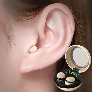 Wireless Earphone, In-ear Design Earbuds with LED Charging Case, Stereo Sound Earphone with Mic for Sports, Work, Travel