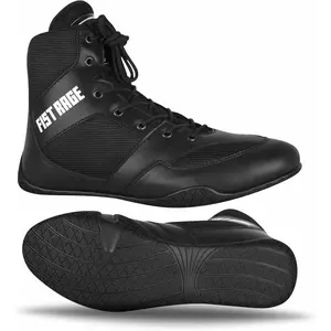 Ventilated Boxing Boots for Men Women Kids - Lightweight Training & Fighting Shoes with Extra Grip Rubber , Perfect for Kickboxing and MMA