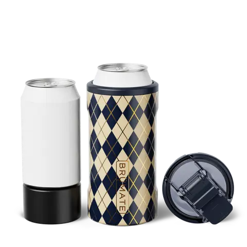 BrüMate Hopsulator Trio 3-in-1 Insulated Can Cooler | 12oz Cans + 16oz Cans + 100% Leakproof Tumbler with Lid