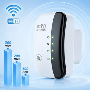 WiFi Repeater,300Mbps Signal Booster for whole home covered,2.4G Wireless WiFi Range Extender,Long Range,Covers up to 50+ Devices,Easy Setup for Home & Office