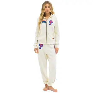 PHILLIES 5 STRIPE SWEATPANTS - VINTAGE WHITE // USA