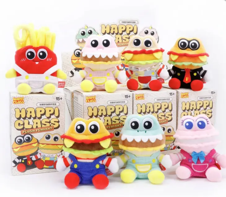 その他 New Happi Class Plush Set (6) Characters Happi Class Plush Pendant Blind Box Series - TikTok Shop