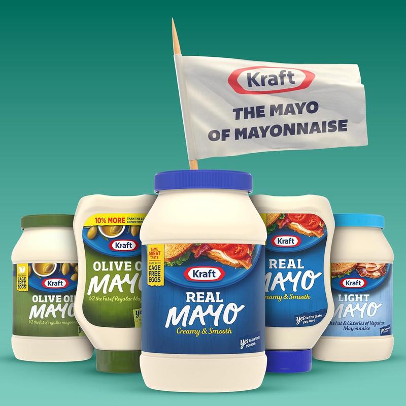 Real Mayo Creamy & Smooth Mayonnaise, for a Keto and Low Carb Lifestyle, 30 fl oz Jar