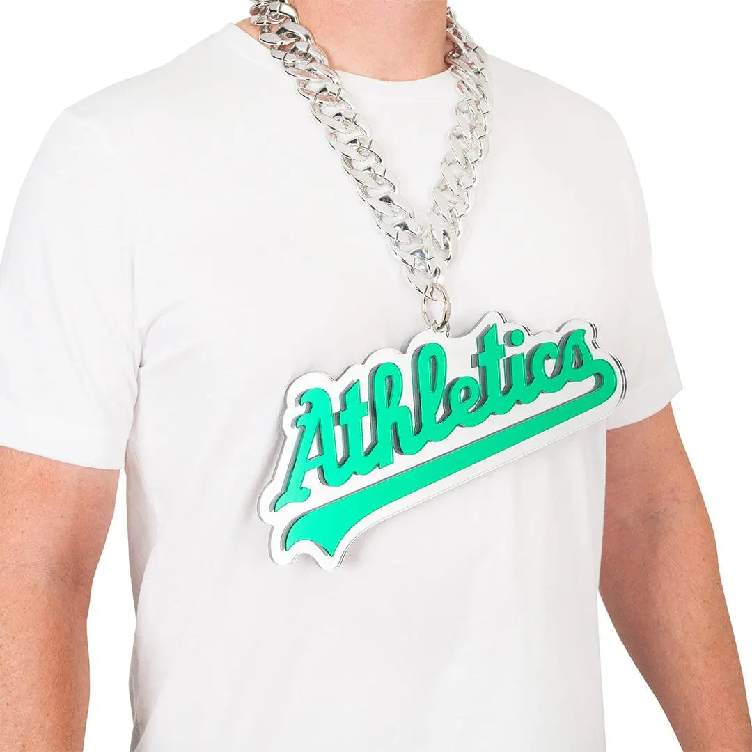 Las Vegas Athletics Script Logo MLB Chromatic Chain