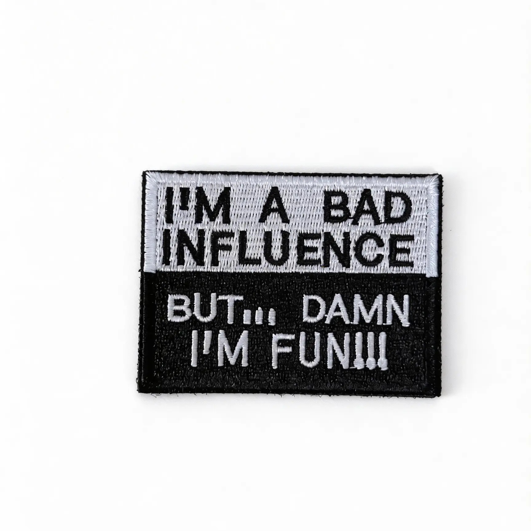 Funny Tactical Patch Humorous Embroidered Sticker for Backpacks Jackets Hats, Fun Magic Tape Badge, Unique Embroidery, Unique Accessory for Embroidered Patches
