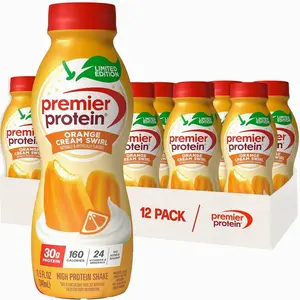 Premier Protein Shake, Caramel, 30g Protein, No Added Sugar, 24 Vitamins & Minerals to Support Immune Health, 11.5 fl oz, 12 Pack