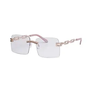 Mad Shade Rimless Clear Shades #54