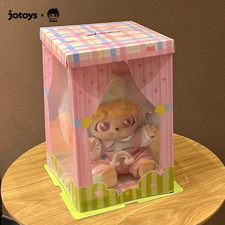 JOTOYS Q.kid Rainbow Candy Puppy 400% Large Collectible Figure Blind Box (Only one)