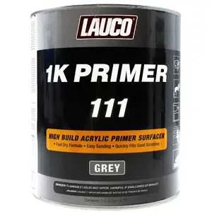 Lauco 1K High Build Gray Acrylic Primer Surfacer, 1 Gallon