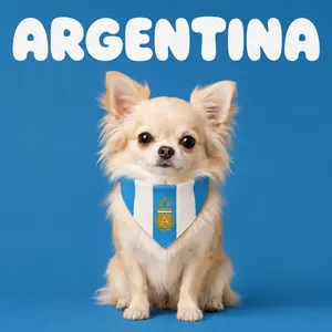 Fan Dog Bandana Argentina, Stylish Accessory for Any Occasion, Perfect Gift Idea, Durable Material, Easy to Match with