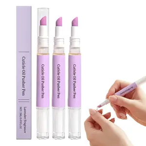 Ceramic Cuticle Pusher Oil Pen Cuticle Remover Gently Nourishes Nails for Hangnails, Dry & Damaged Nails, Moisturize Strengthen Brighten