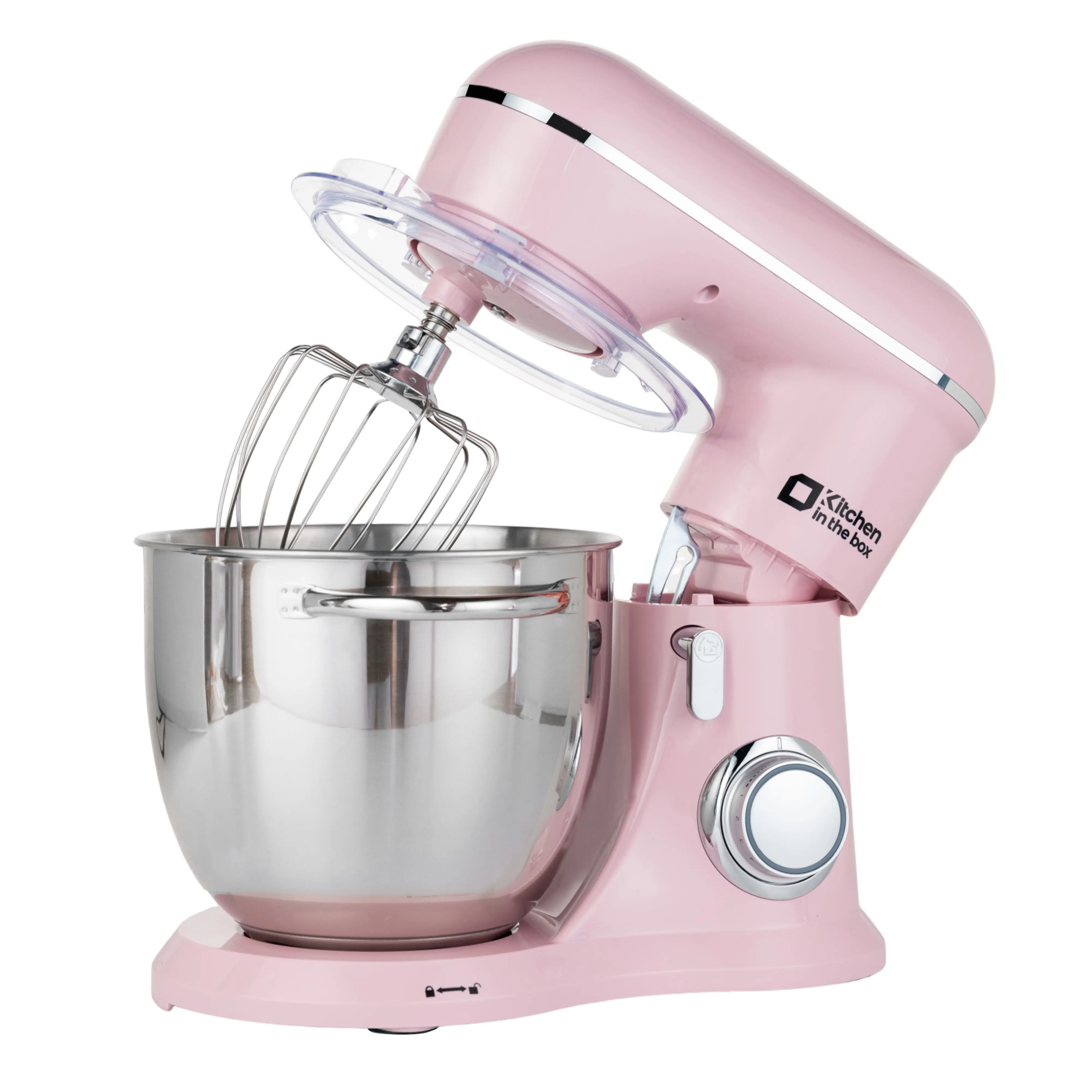 Kitchen in the box Stand Mixer, 3.5QT/6.5QT, 450W 10-Speed Tilt-Head Electric Mixer with Dough Hook, Wire Whip & Beater, Kitchen Mixer for Baking