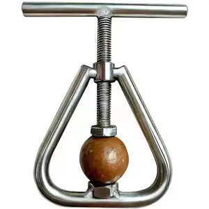 Nut Cracker Heavy Duty Nutcracker Macadamia Cracker Stainless Steel Nut Cracker Tool for Walnut Hazelnut Almonds Pecan Walnuts
